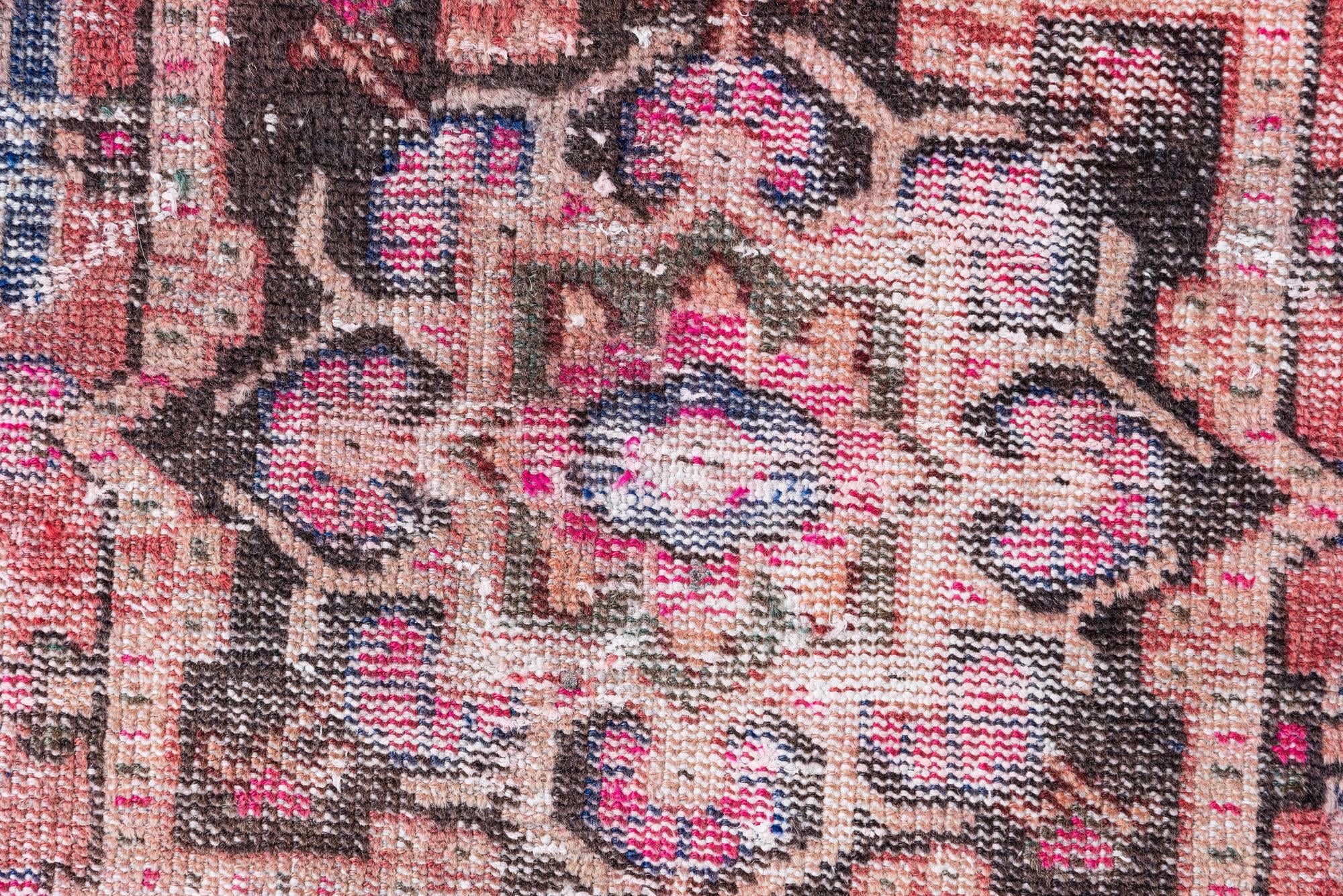 3' 6 x 6' 9 Hand Knotted Ultra Vintage Persian Wool Rug
