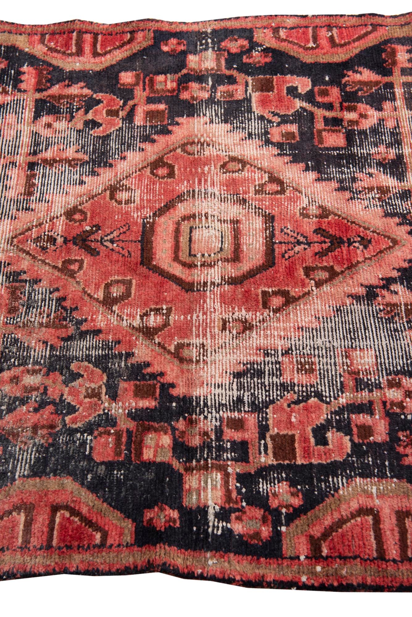 4' 1 x 5' 10 Hand Knotted Ultra Vintage Persian Wool Rug