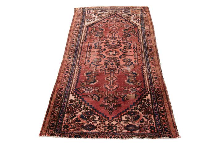 3' 5 x 6' 5 Hand Knotted Ultra Vintage Persian Wool Rug