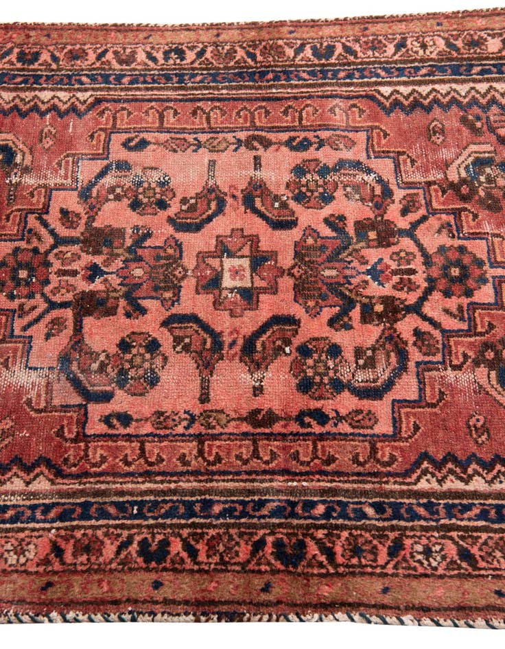 Detail image of 3' 5 x 6' 5  Hand Knotted Ultra Vintage Persian Wool Rug