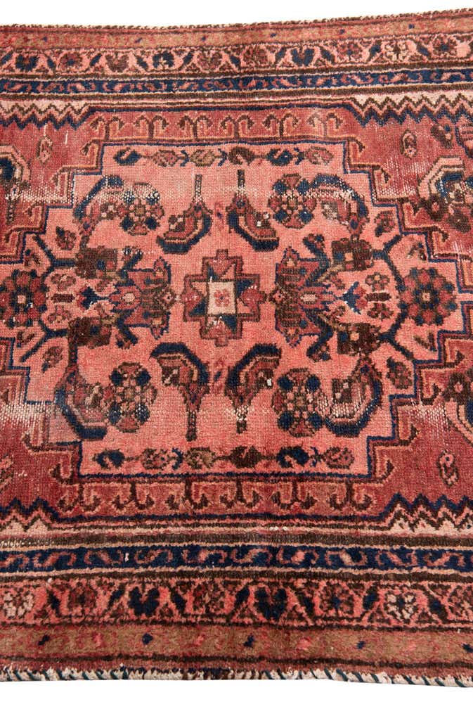 3' 5 x 6' 5 Hand Knotted Ultra Vintage Persian Wool Rug