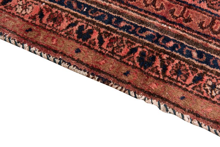 Detail image of 3' 5 x 6' 5 Hand Knotted Ultra Vintage Persian Wool Rug