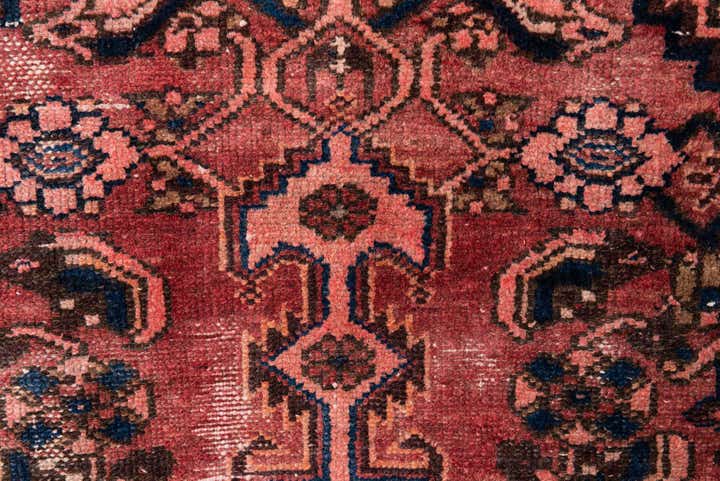 3' 5 x 6' 5 Hand Knotted Ultra Vintage Persian Wool Rug