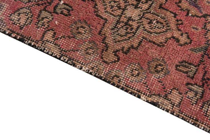 Detail image of 4' 2 x 5' 8 Hand Knotted Ultra Vintage Persian Wool Rug