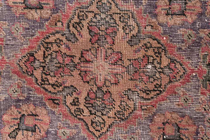 4' 2 x 5' 8 Hand Knotted Ultra Vintage Persian Wool Rug