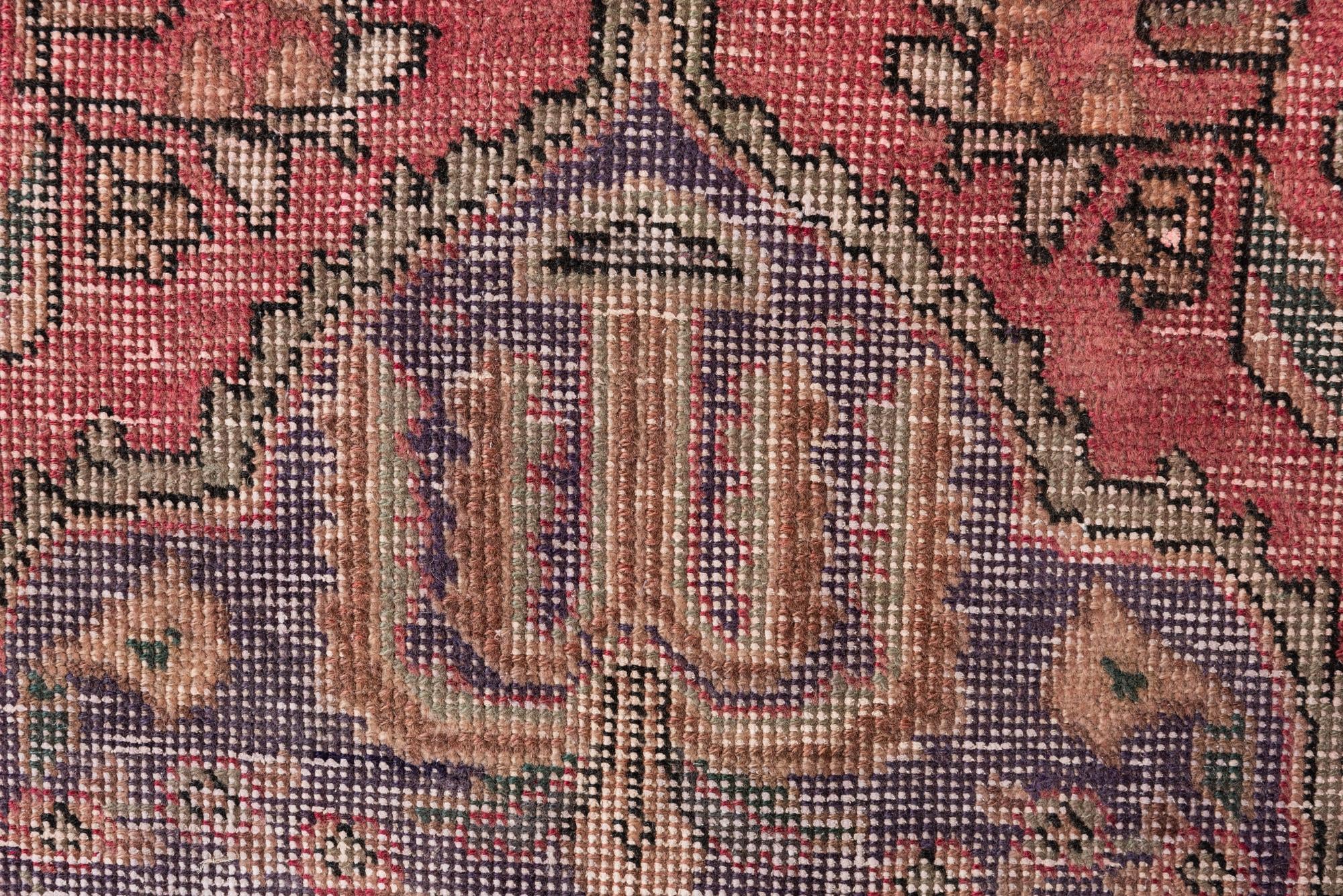 4' 2 x 5' 8 Hand Knotted Ultra Vintage Persian Wool Rug