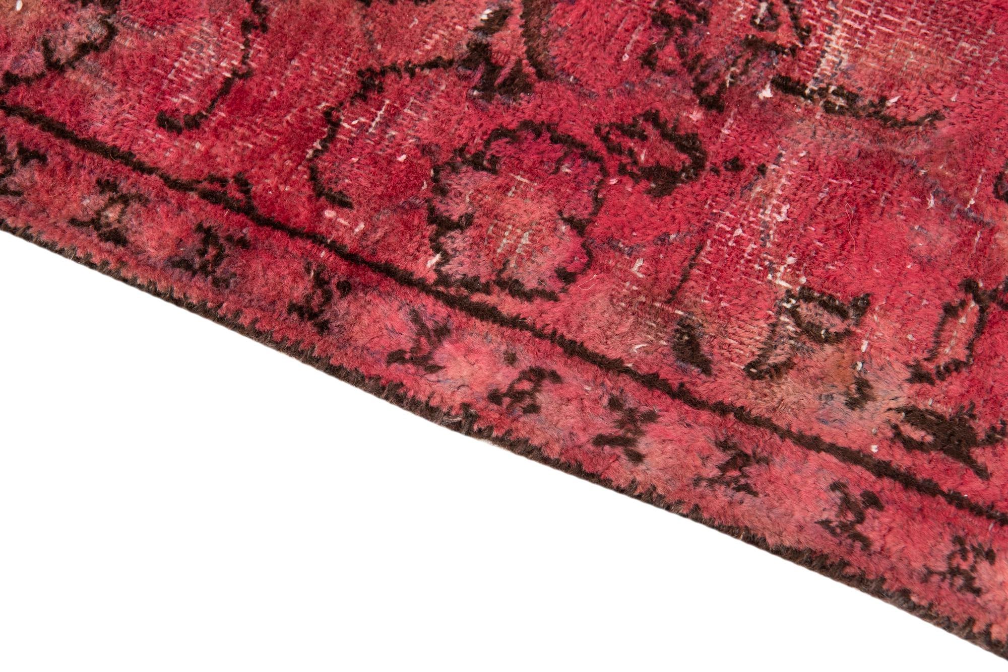 4' 5 x 6' Hand Knotted Ultra Vintage Persian Wool Rug