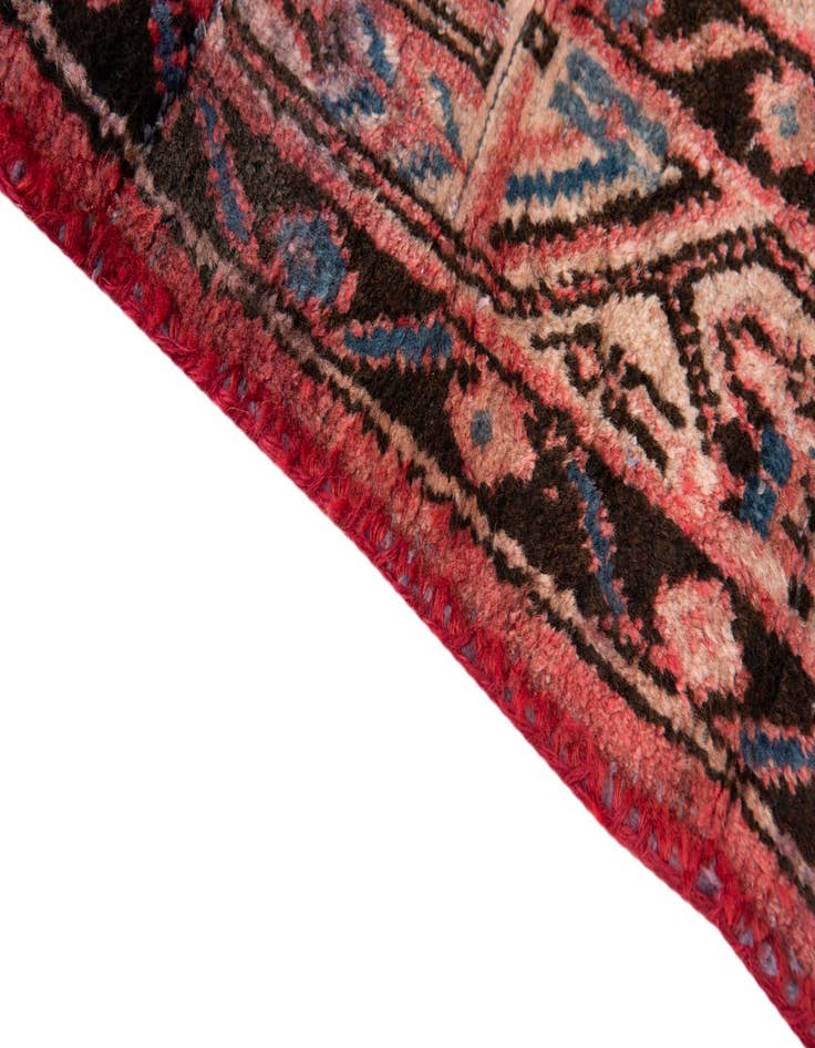 Detail image of 4' 5 x 6' 6  Hand Knotted Ultra Vintage Persian Wool Rug