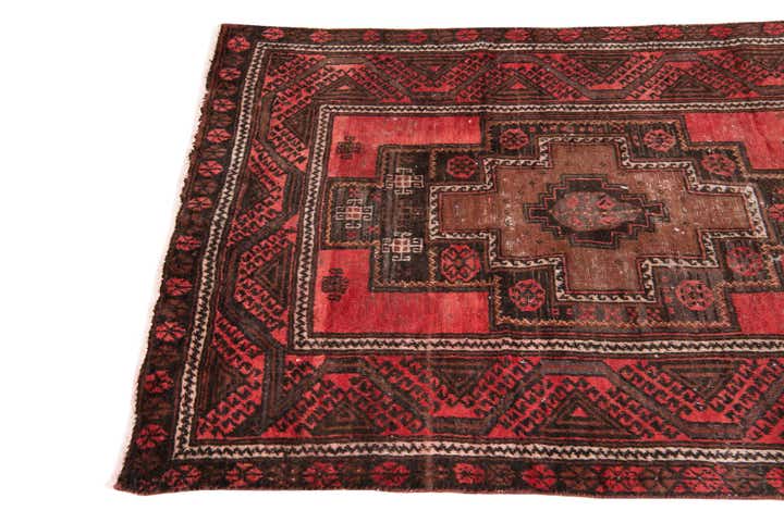 3' 8 x 6' 10 Hand Knotted Ultra Vintage Persian Wool Rug