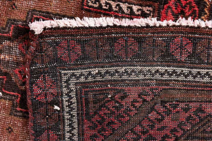 3' 8 x 6' 10 Hand Knotted Ultra Vintage Persian Wool Rug