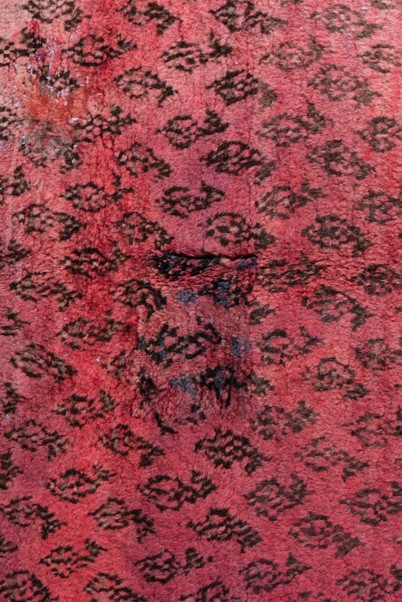4' 4 x 6' 9 Hand Knotted Ultra Vintage Persian Wool Rug