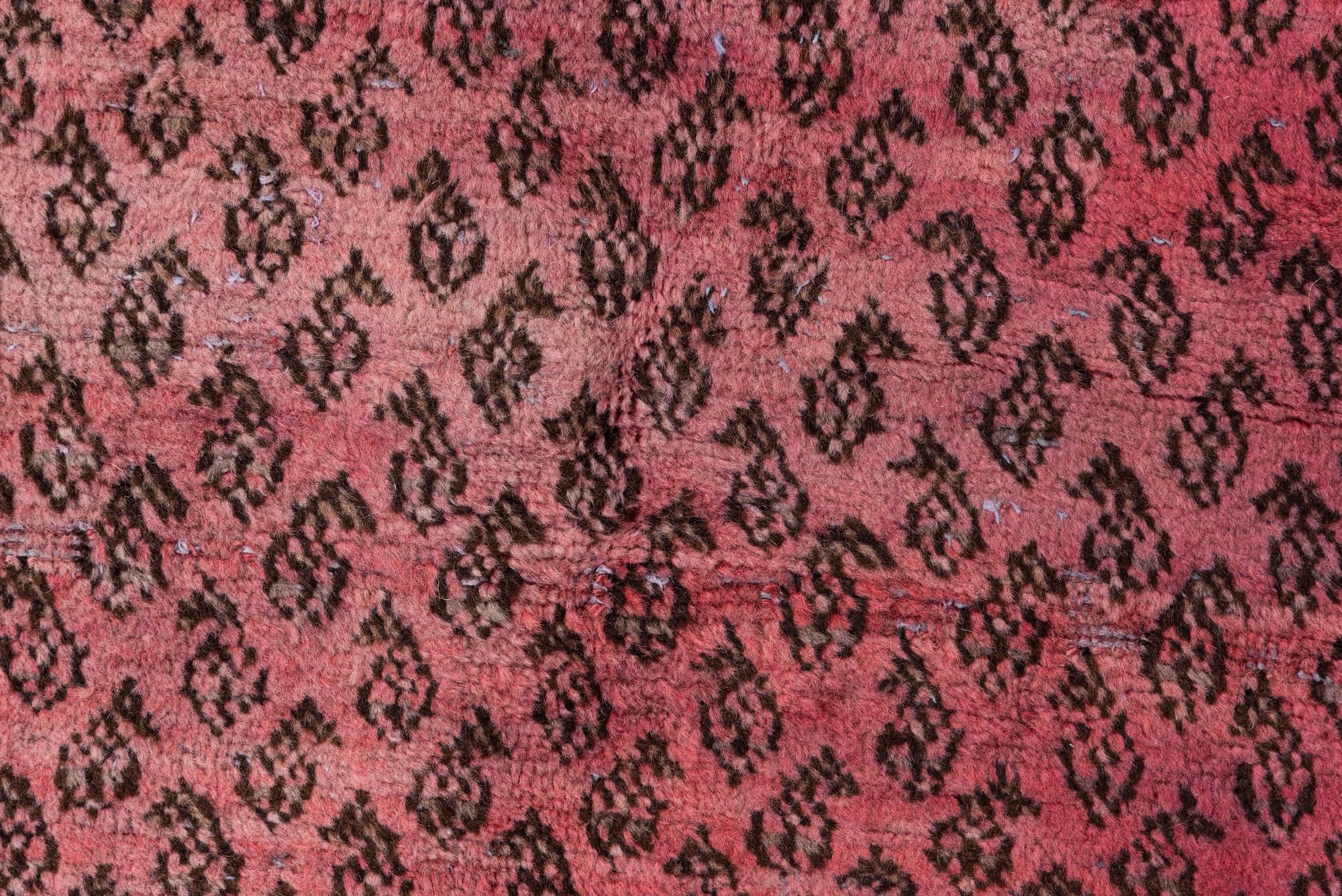 4' 4 x 6' 9 Hand Knotted Ultra Vintage Persian Wool Rug