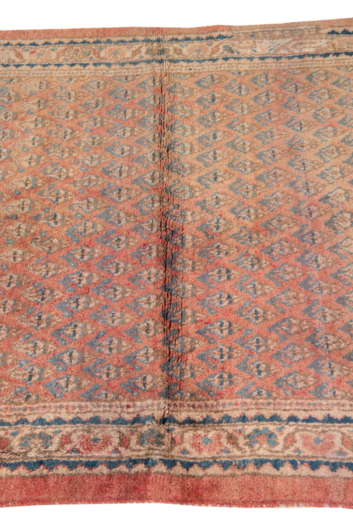 3' 10 x 5' Hand Knotted Ultra Vintage Persian Wool Rug