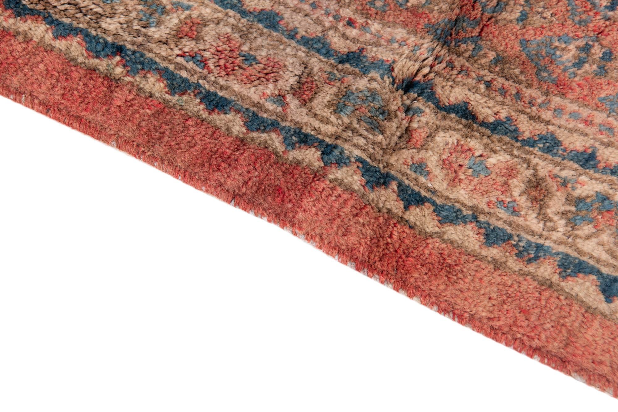 3' 10 x 5' Hand Knotted Ultra Vintage Persian Wool Rug