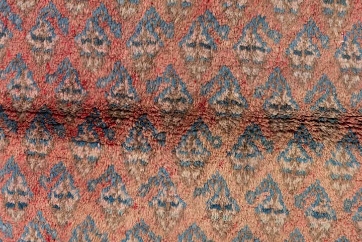 115cm x 150cm Handgeknüpft Ultra Vintage Persisch Wolle Teppich