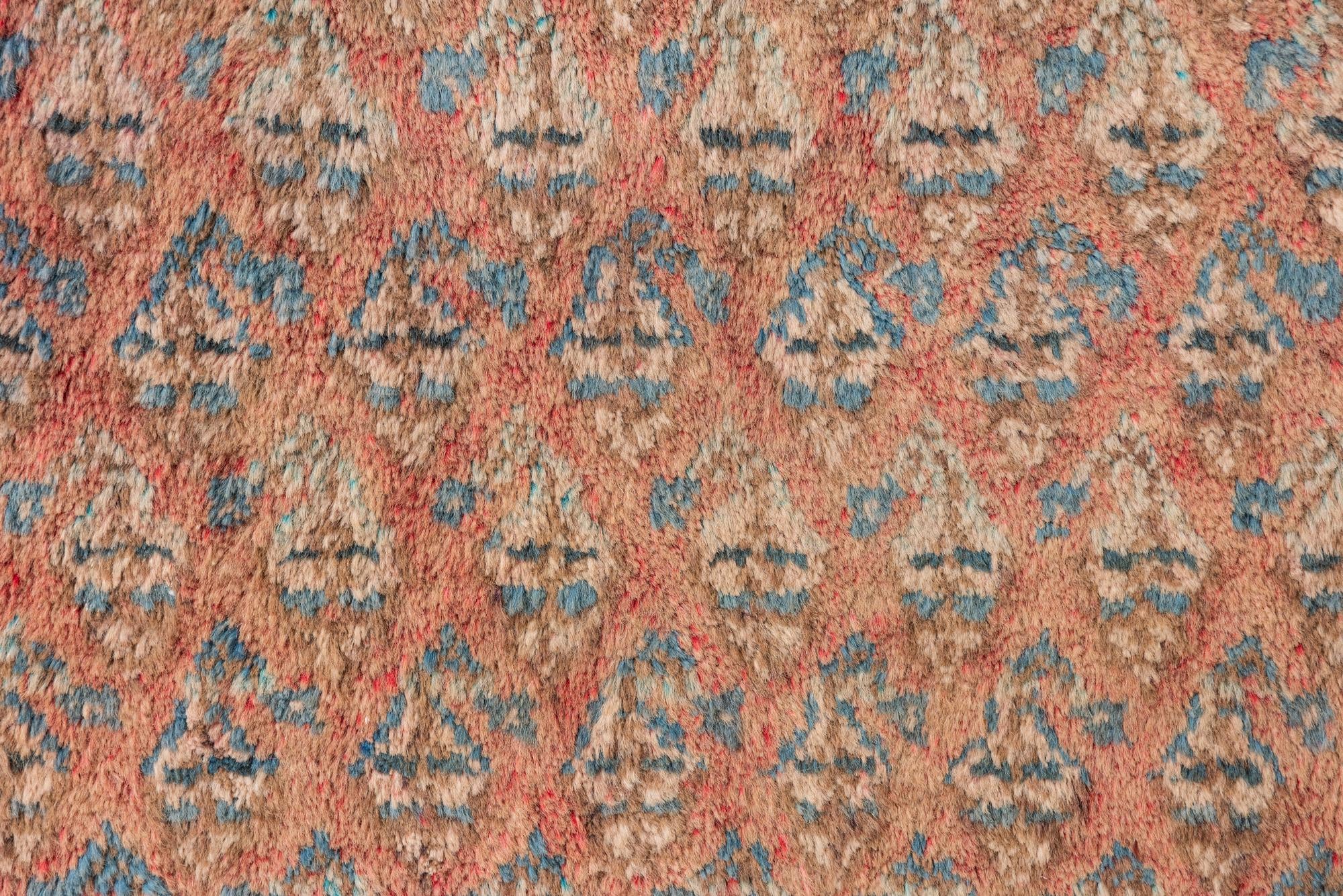 3' 10 x 5' Hand Knotted Ultra Vintage Persian Wool Rug