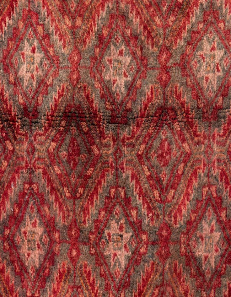 Detail image of 3' 8 x 6' 6  Hand Knotted Ultra Vintage Persian Wool Rug