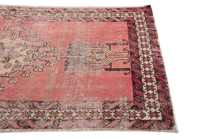 Detail image of 115cm x 200cm anudado a mano Ultra Vintage Alfombra Persa Lana