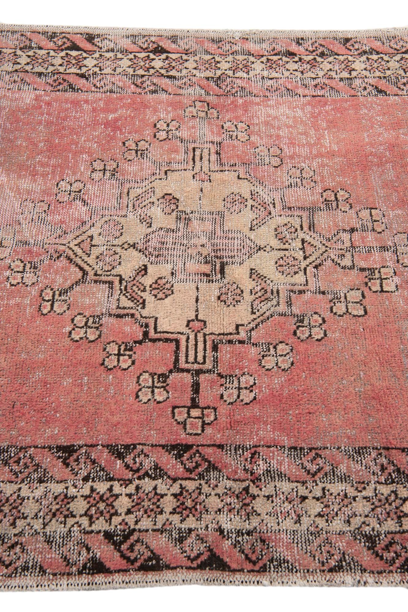 115cm x 200cm anudado a mano Ultra Vintage Alfombra Persa Lana