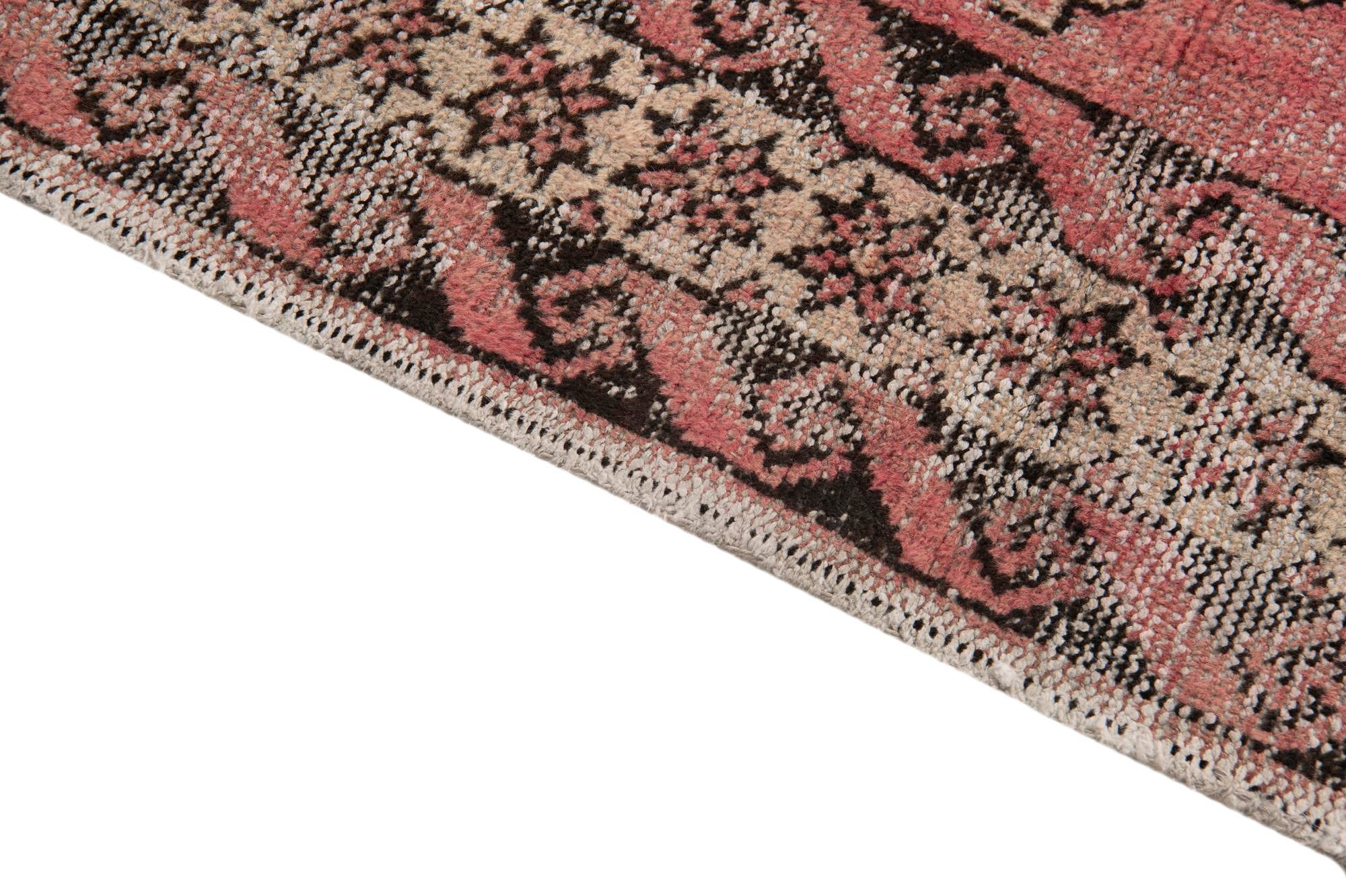 115cm x 200cm anudado a mano Ultra Vintage Alfombra Persa Lana