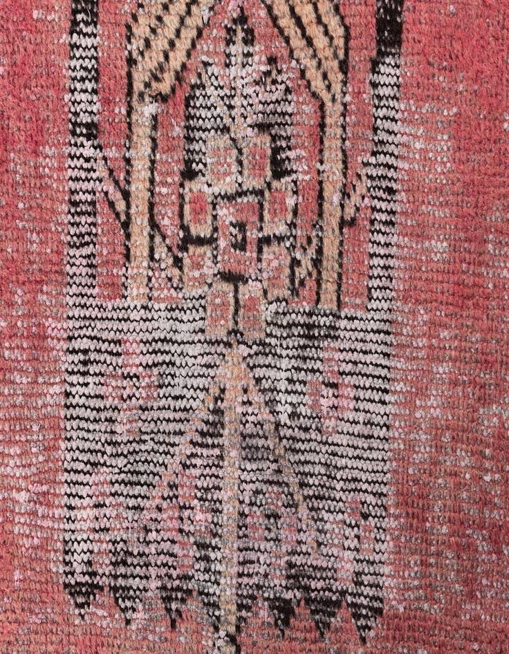 Detail image of 3' 10 x 6' 6  Hand Knotted Ultra Vintage Persian Wool Rug