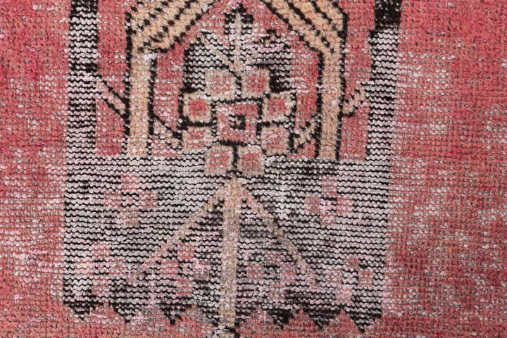 3' 10 x 6' 6 Hand Knotted Ultra Vintage Persian Wool Rug