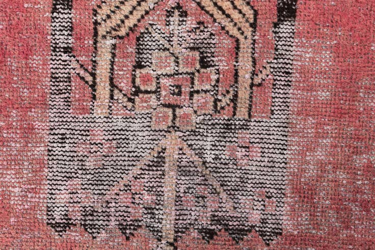Detail image of 115cm x 200cm anudado a mano Ultra Vintage Alfombra Persa Lana