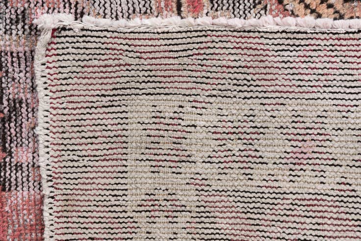 Detail image of 3' 10 x 6' 6 Hand Knotted Ultra Vintage Persian Wool Rug