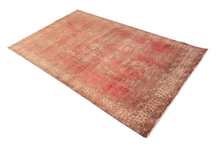 Detail image of 4' 4 x 7' 2 Hand Knotted Ultra Vintage Persian Wool Rug