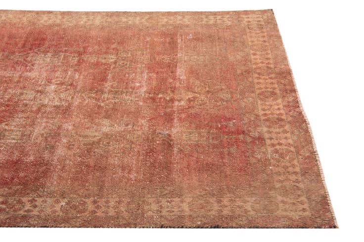 Detail image of 4' 4 x 7' 2 Hand Knotted Ultra Vintage Persian Wool Rug