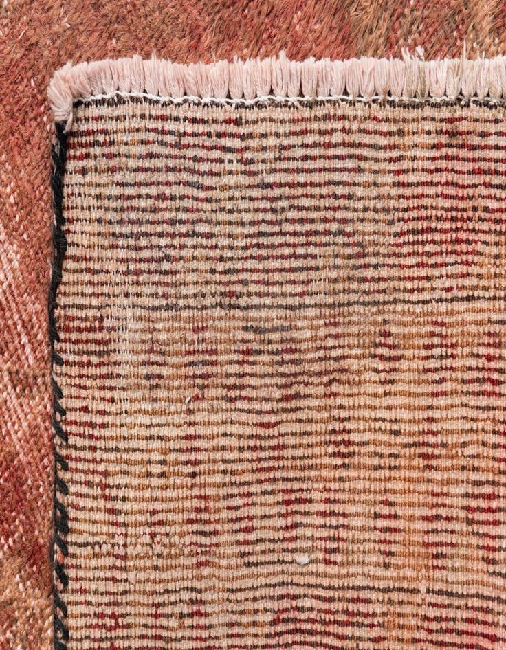 Detail image of 4' 4 x 7' 2  Hand Knotted Ultra Vintage Persian Wool Rug