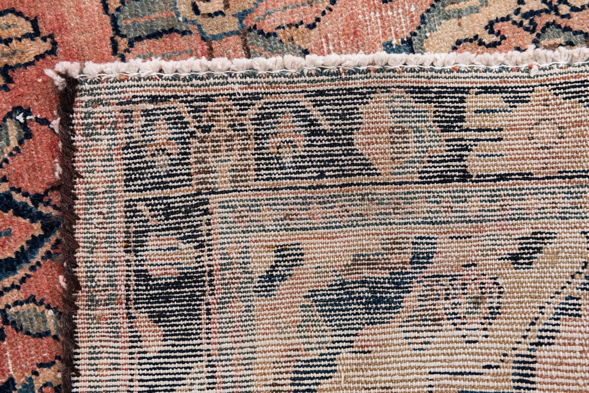 4' 2 x 6' 9 Hand Knotted Ultra Vintage Persian Wool Rug