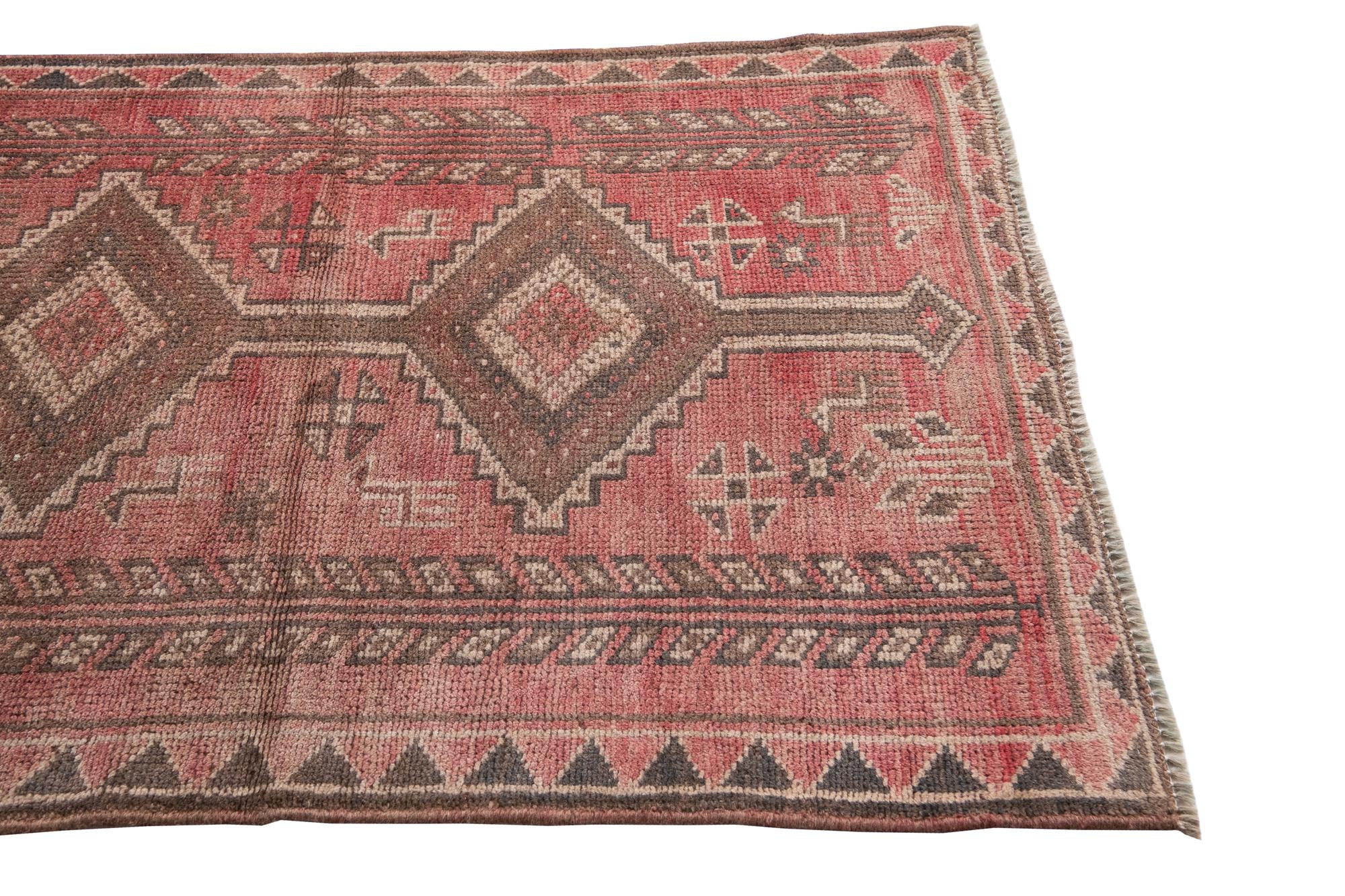 3' 9 x 5' 3 Hand Knotted Ultra Vintage Persian Wool Rug