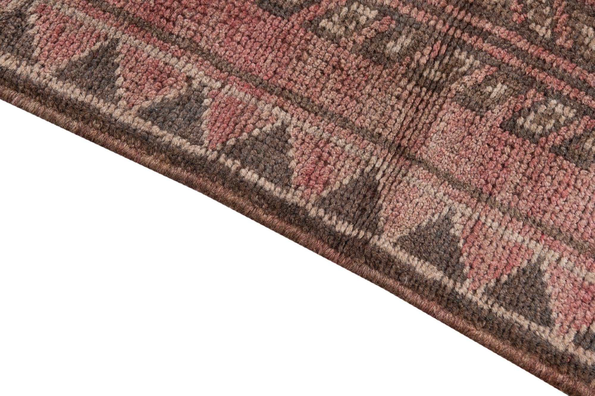 3' 9 x 5' 3 Hand Knotted Ultra Vintage Persian Wool Rug