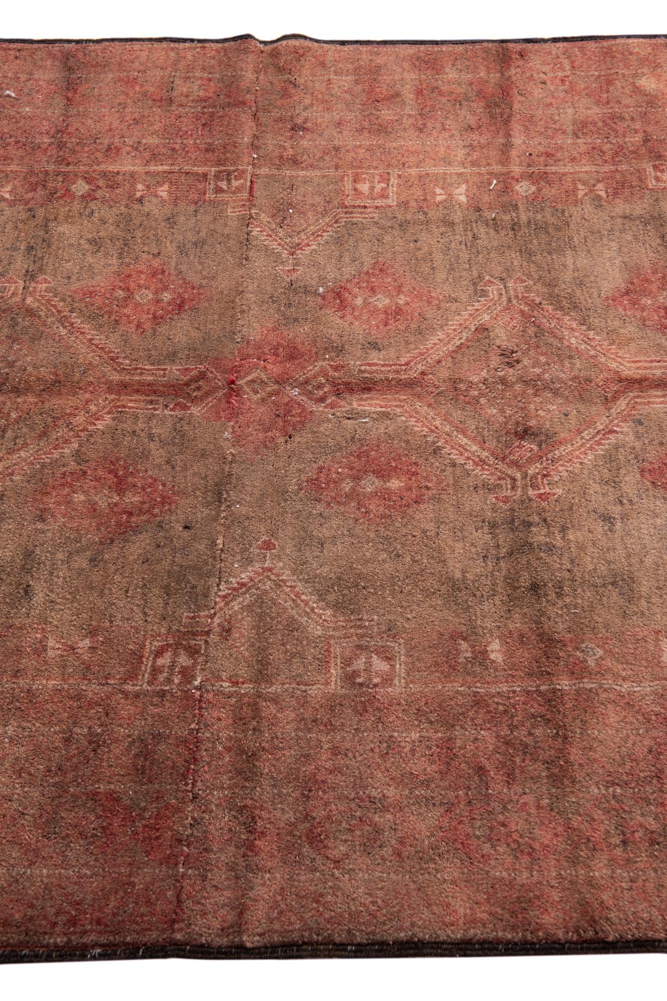 125cm x 170cm anudado a mano Ultra Vintage Alfombra Persa Lana