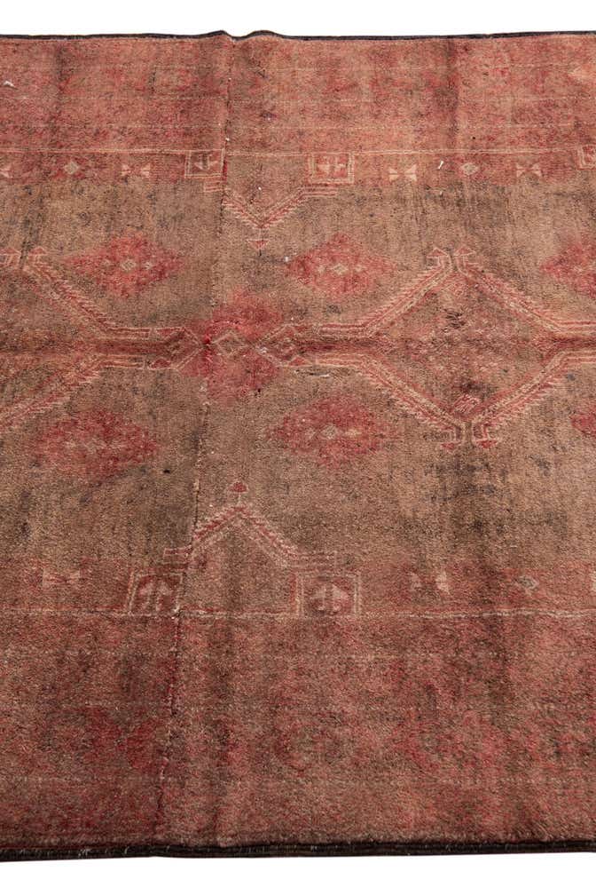 4' 2 x 5' 6 Hand Knotted Ultra Vintage Persian Wool Rug