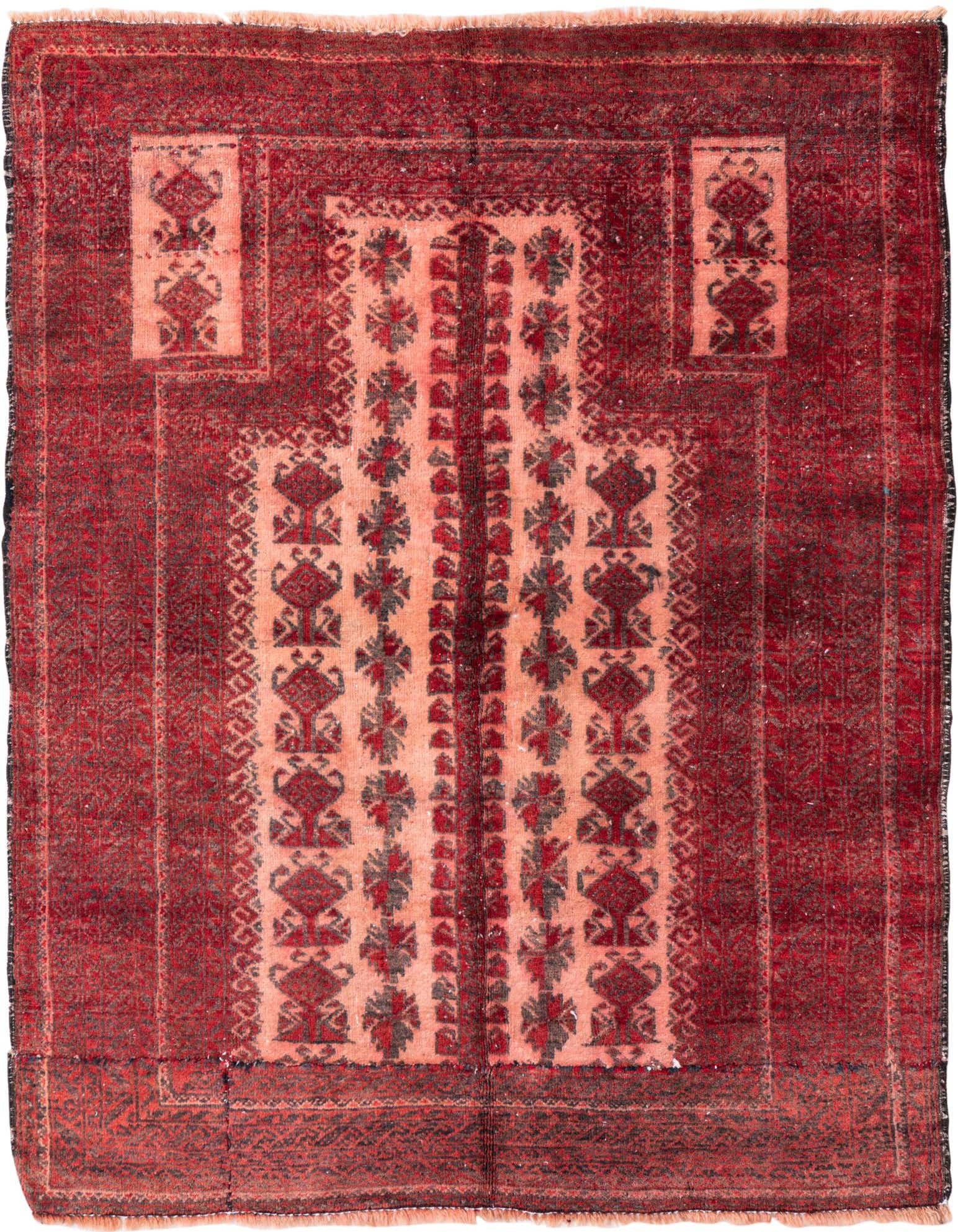 Primary image 3' 3 x 4' 1  Hand Knotted Ultra Vintage Persian Wool Rug