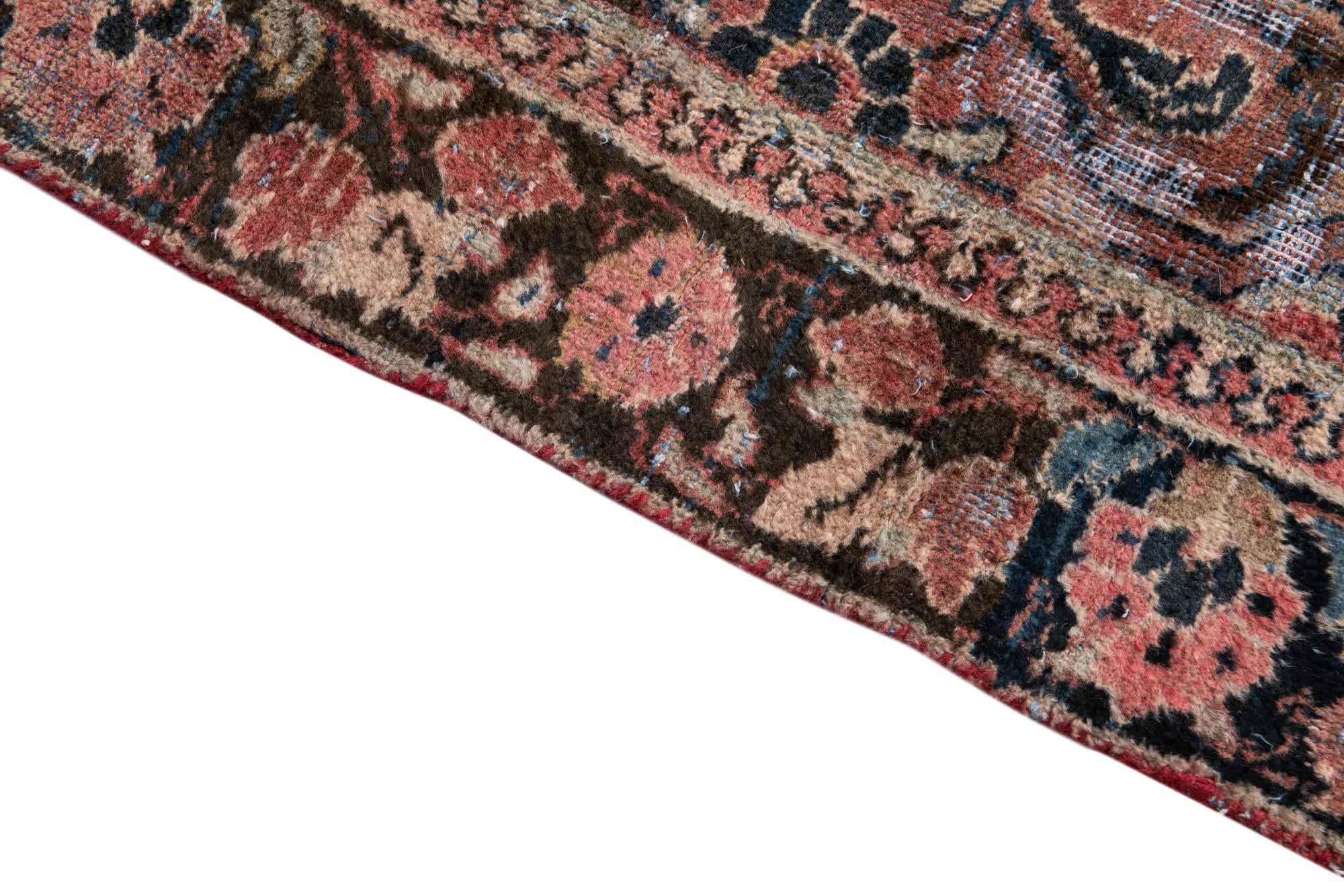 3' 10 x 6' 6 Hand Knotted Ultra Vintage Persian Wool Rug