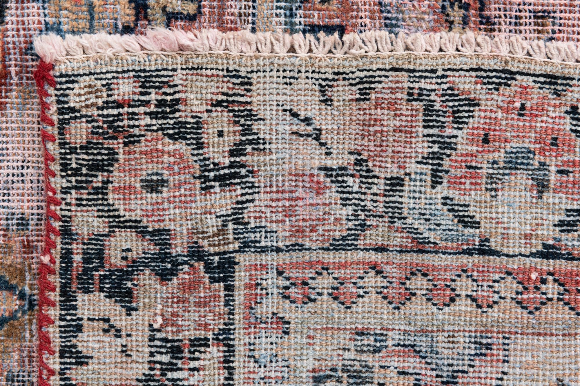 3' 10 x 6' 6 Hand Knotted Ultra Vintage Persian Wool Rug