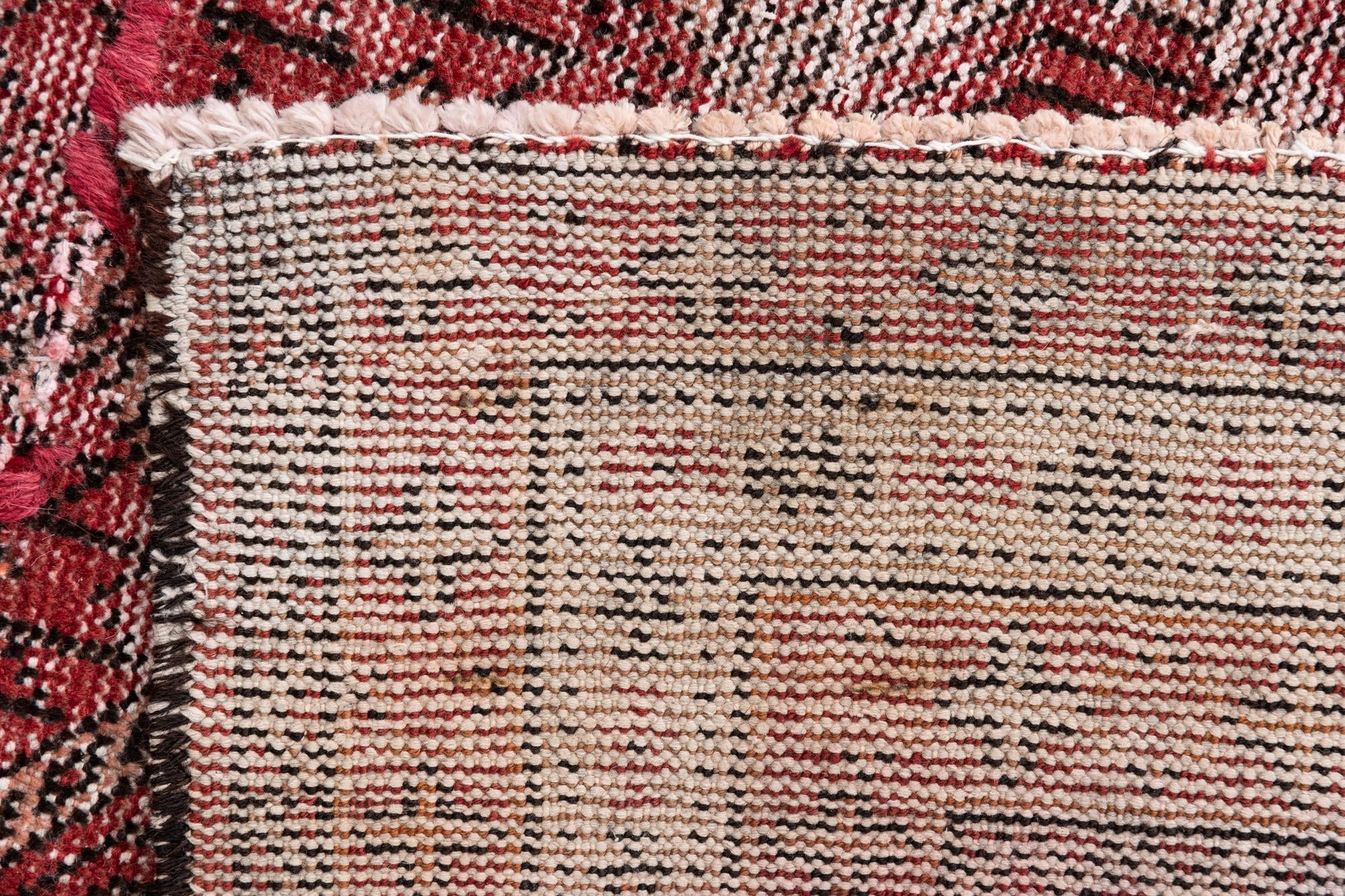 4' 3 x 5' 7 Hand Knotted Ultra Vintage Persian Wool Rug