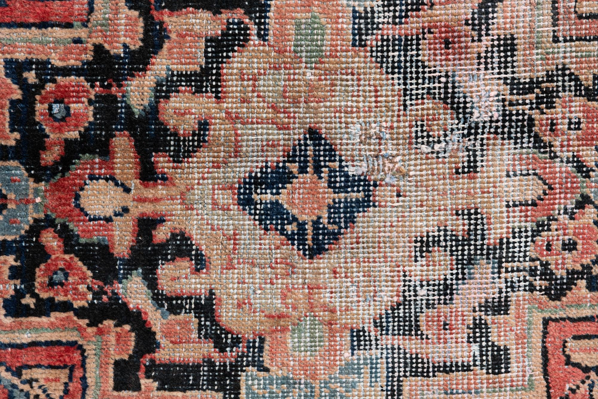 4' 4 x 6' 9 Hand Knotted Ultra Vintage Persian Wool Rug
