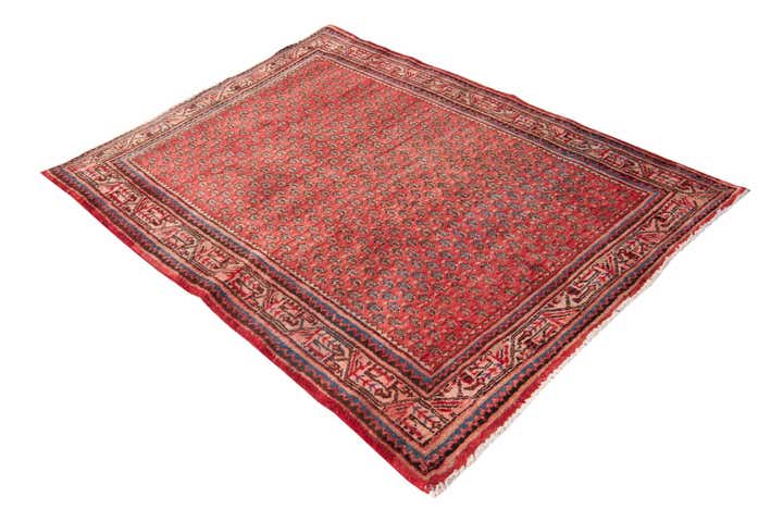 130cm x 175cm anudado a mano Ultra Vintage Alfombra Persa Lana