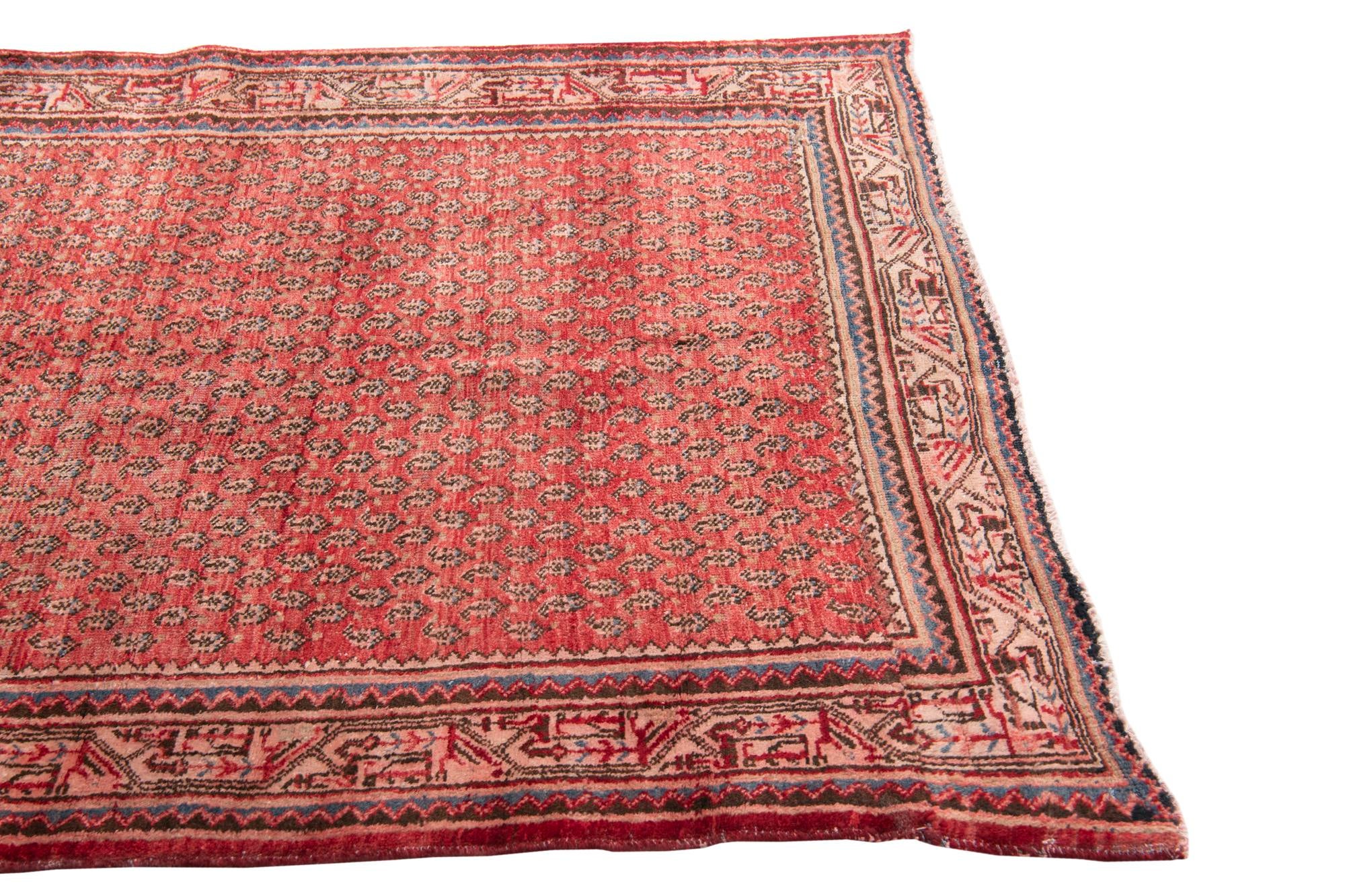 130cm x 175cm anudado a mano Ultra Vintage Alfombra Persa Lana