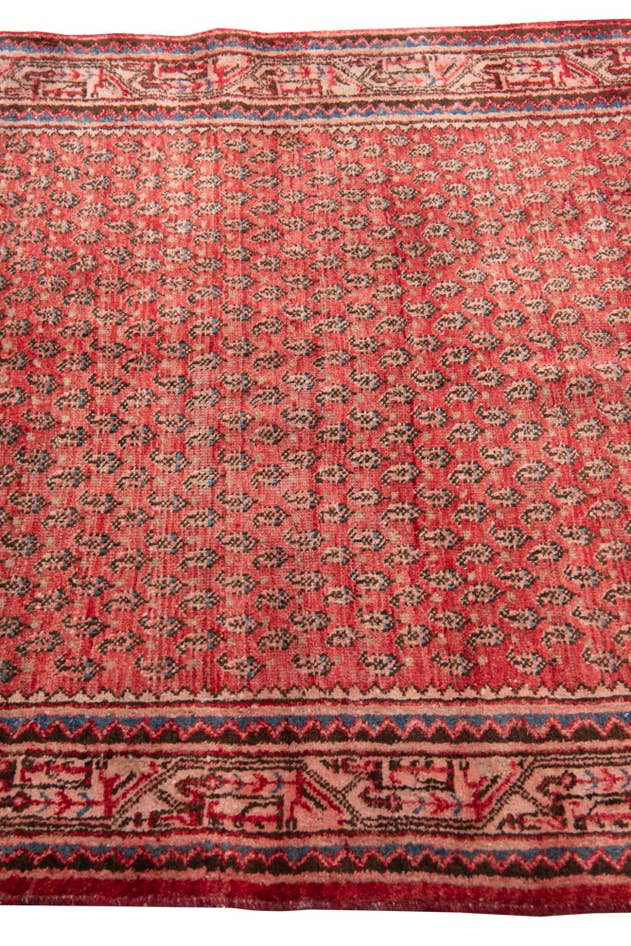 Detail image of 130cm x 175cm anudado a mano Ultra Vintage Alfombra Persa Lana