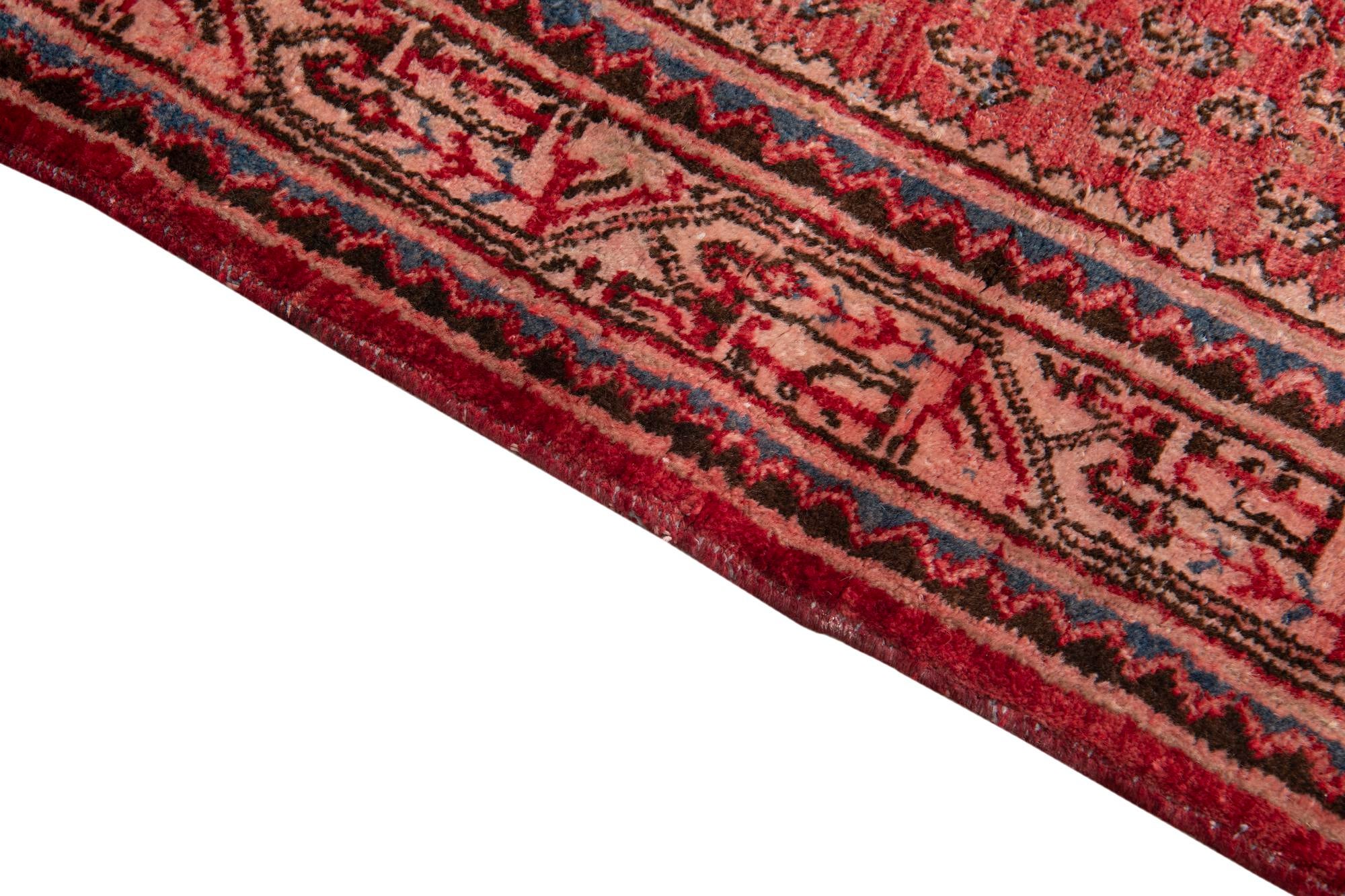 130cm x 175cm anudado a mano Ultra Vintage Alfombra Persa Lana