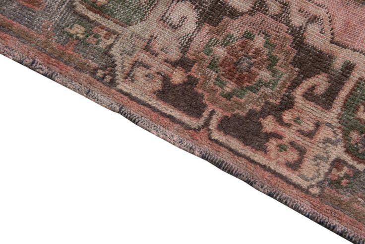 Detail image of 4' 1 x 6' 9 Hand Knotted Ultra Vintage Persian Wool Rug