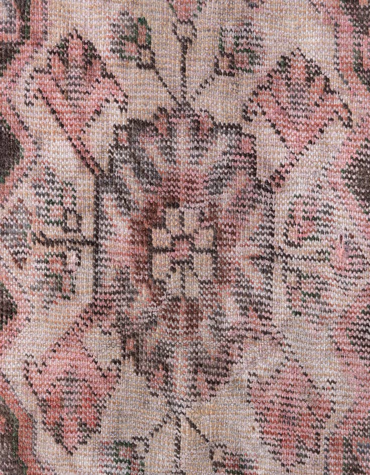 Detail image of 4' 1 x 6' 9  Hand Knotted Ultra Vintage Persian Wool Rug