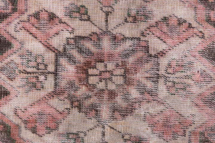 4' 1 x 6' 9 Hand Knotted Ultra Vintage Persian Wool Rug