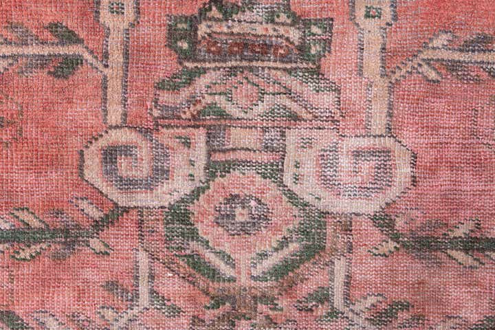 4' 1 x 6' 9 Hand Knotted Ultra Vintage Persian Wool Rug