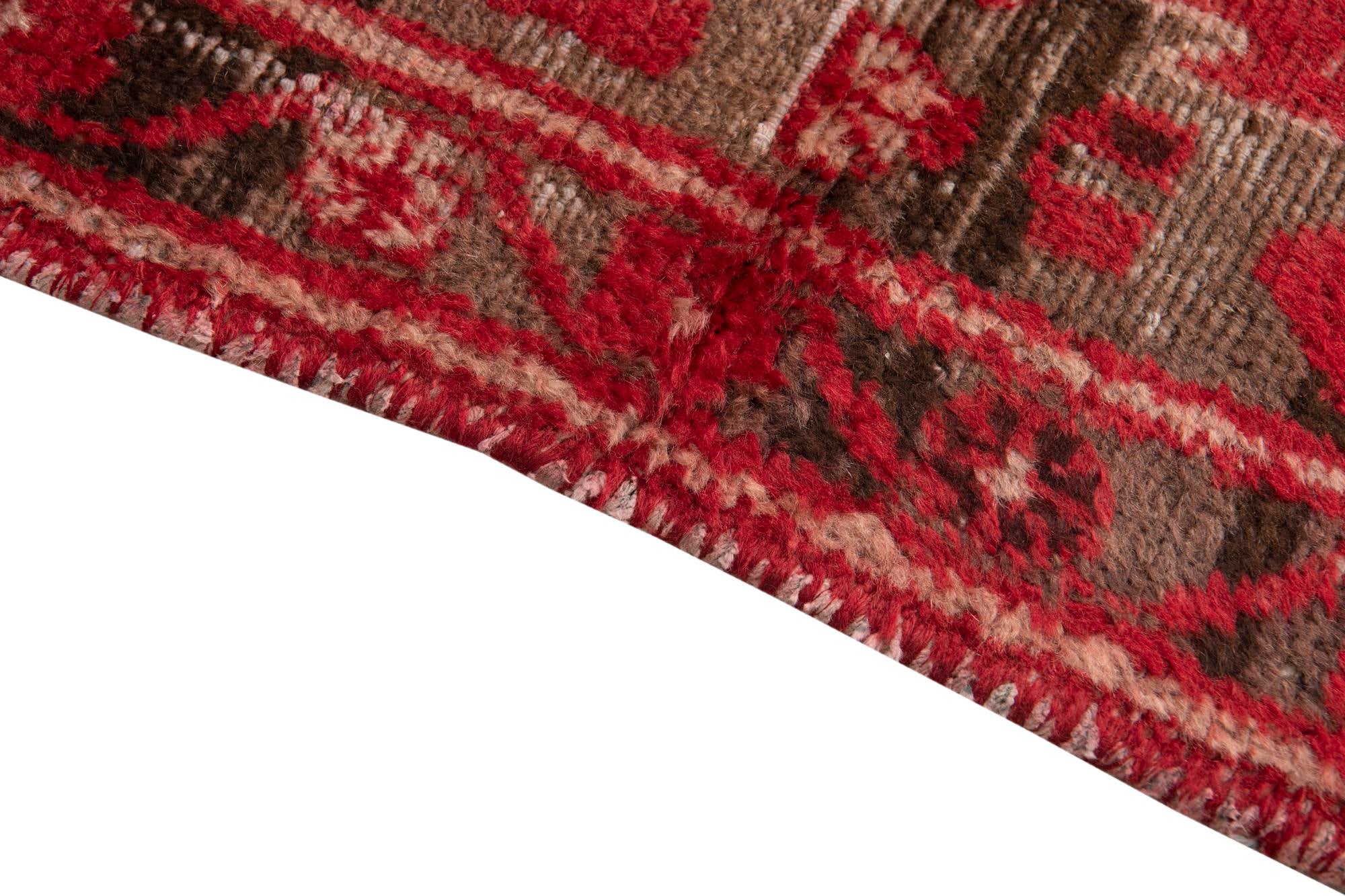 4' 4 x 6' 2 Hand Knotted Ultra Vintage Persian Wool Rug